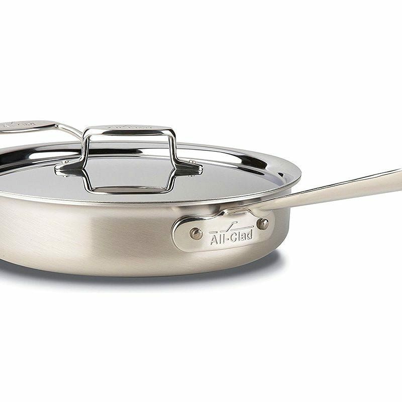 オールクラッドステンレスフライパン鍋5点セットAll-CladBD005705D5Brushed18/10StainlessSteel5-PlyBondedDishwasherSafeCookwareSet,5-Piece,Silver