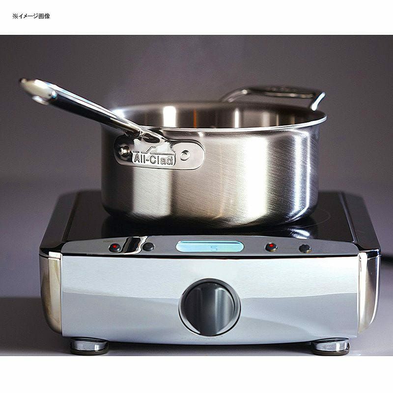 オールクラッドステンレスフライパン鍋7点セットAll-CladBD005707-RD5Brushed18/10StainlessSteel5-PlyBondedDishwasherSafeCookwareSet,7-Piece,Silver