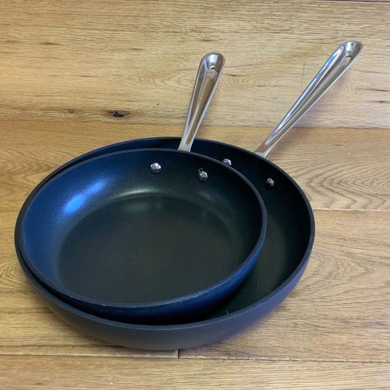 オールクラッドフライパン20cm25cmセットIH対応PFOAフリーAll-CladNonstickFryingPansHardAnodized