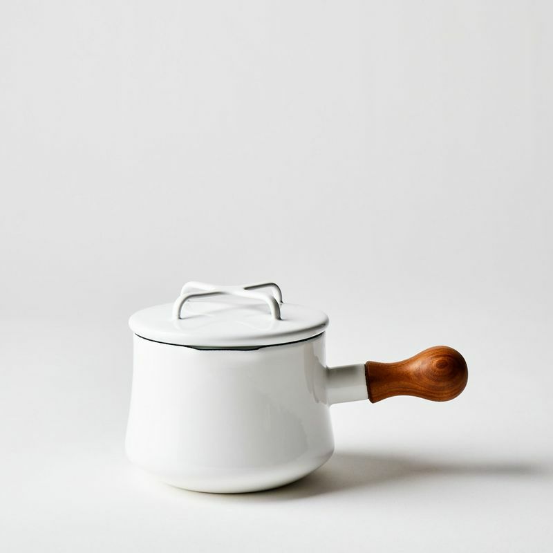 ダンスク片手鍋小さいホットココアポットコベンスタイルフタ付0.9LピンクエナメルホーローDANSKKobenstylePinkHotCocoaPotwithLid