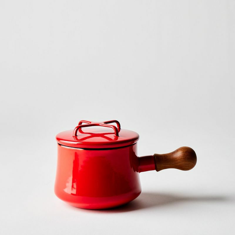 ダンスク片手鍋小さいホットココアポットコベンスタイルフタ付0.9LエナメルホーローDANSKKobenstyleHotCocoaPotwithLid
