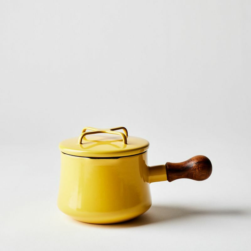 ダンスク片手鍋小さいホットココアポットコベンスタイルフタ付0.9LピンクエナメルホーローDANSKKobenstylePinkHotCocoaPotwithLid