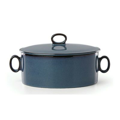 ダンスク 両手鍋 キャセロール 直径21cm ジェネレーション II フタ付 2.1L ノルディックブルー 青 ※直火不可 DANSK Generations II Nordic Blue Round Casserole