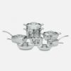 クイジナートフライパン鍋13点セットIH対応ステンレスアルミコア3層CuisinartFCT-13FrenchClassicTri-PlyStainless13-PieceCookwareSet