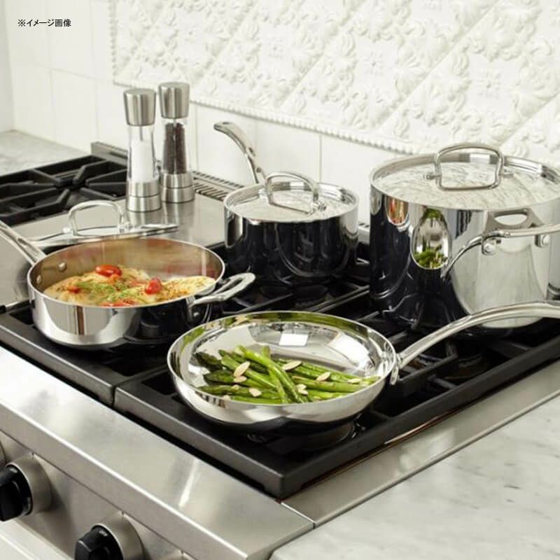 クイジナートフライパン鍋13点セットIH対応ステンレスアルミコア3層CuisinartFCT-13FrenchClassicTri-PlyStainless13-PieceCookwareSet