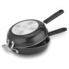 フライパン25cmセラミックIH対応PTFEフリーPFOAフリークイジナートCuisinart59I22-24BKOpenSkillet,10