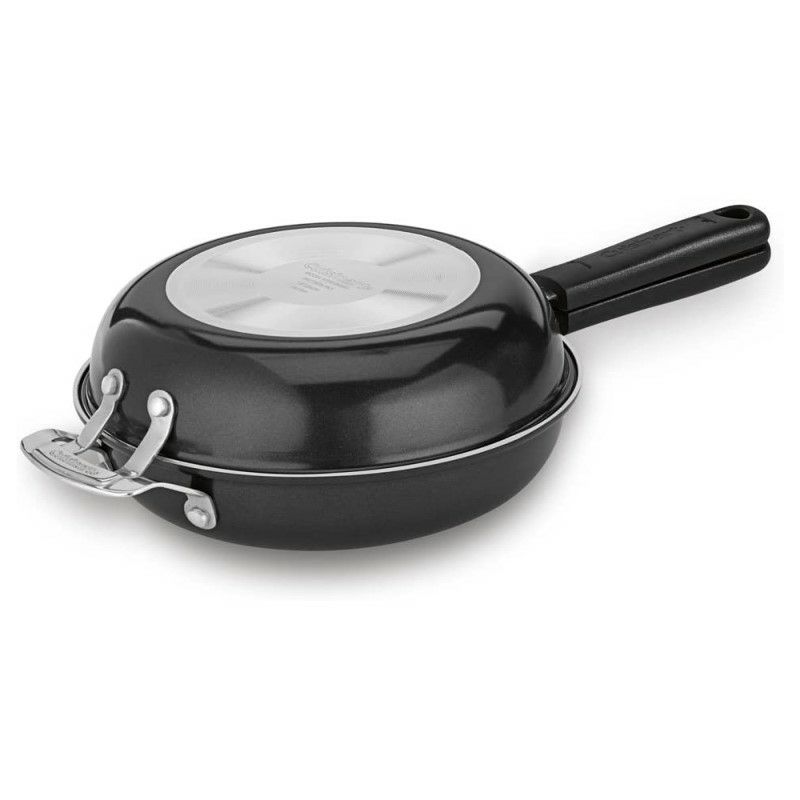 フライパン25cmセラミックIH対応PTFEフリーPFOAフリークイジナートCuisinart59I22-24BKOpenSkillet,10",Black