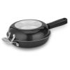 フライパン25cmセラミックIH対応PTFEフリーPFOAフリークイジナートCuisinart59I22-24BKOpenSkillet,10