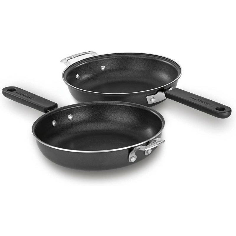 フライパン25cmセラミックIH対応PTFEフリーPFOAフリークイジナートCuisinart59I22-24BKOpenSkillet,10",Black