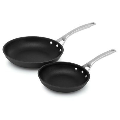 フライパン セット 20cm 25cm PFOAフリー カルファロン Calphalon Signature Hard-Anodized Nonstick 8-Inch & 10-Inch Fry Pan Combo