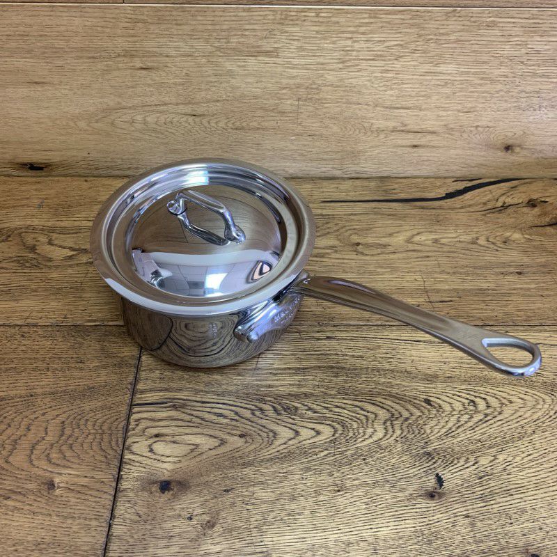 ソースパン片手鍋フタ付14cm1.1Lステンレス5層IH対応ムビエルフランスMauviel5210.15M'cooksaucepan14cmwithlid