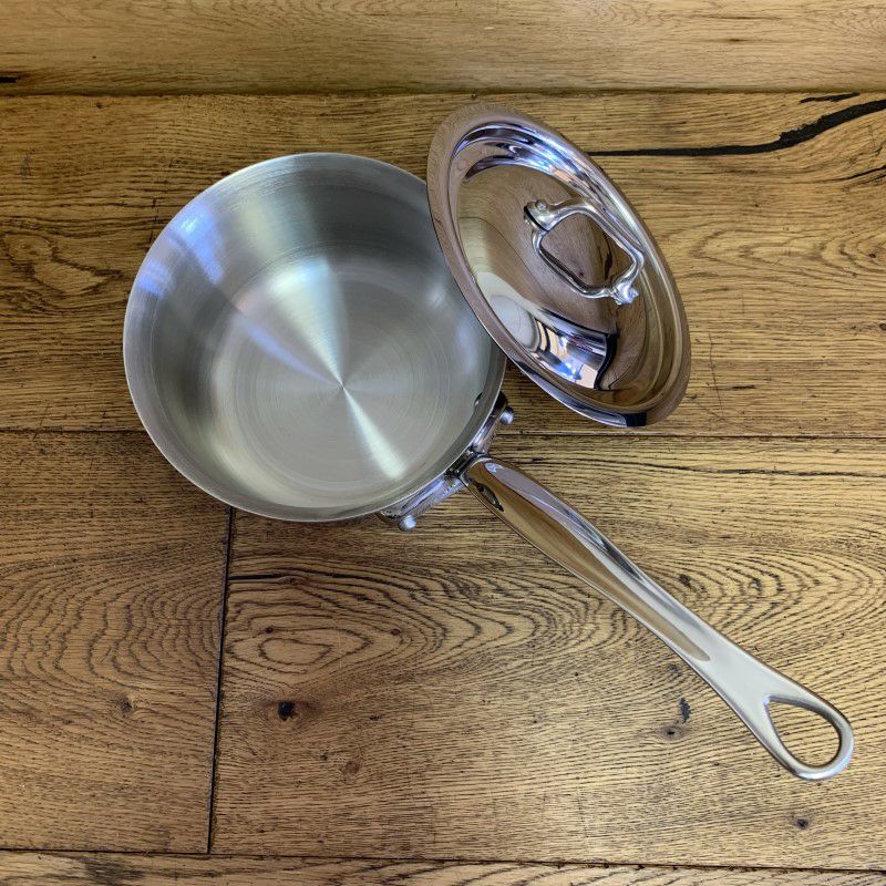 ソースパン片手鍋フタ付14cm1.1Lステンレス5層IH対応ムビエルフランスMauviel5210.15M'cooksaucepan14cmwithlid