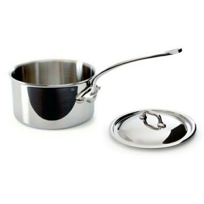 ムヴィエール モービル ソースパン 片手鍋 フタ付 18cm 2.5L ステンレス 5層 IH対応 ムビエル モビエル モヴィエル フランス Mauviel 521019 M'cook saucepan 18 cm with lid