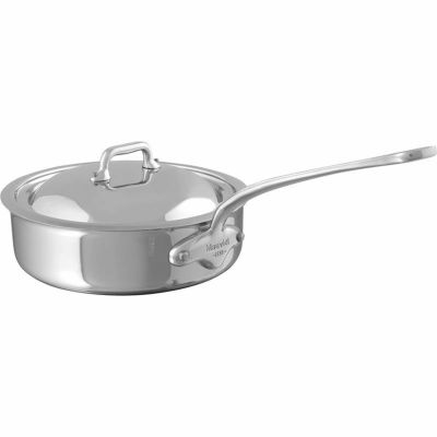 ムヴィエール モービル ソテーパン フタ付 24cm 3.1L ステンレス 5層 IH対応 ムビエル モビエル モヴィエル フランス Mauviel 521125 M'cook Saute pan