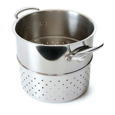 ムヴィエール モービル パスタインサート シチューパン用 24cm ステンレス 5層 ムビエル モビエル モヴィエル フランス Mauviel 1830 522224 M'cook Pasta insert (to stewpan)