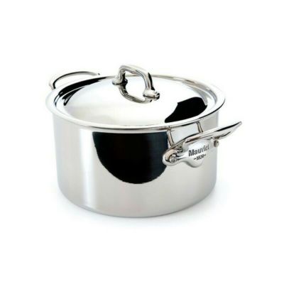 ムヴィエール モービル ソースパン 両手鍋 フタ付 20cm 3.3L ステンレス 5層 IH対応 ムビエル モビエル モヴィエル フランス Mauviel 523121 M'cook Sauce pan (with stainless steel lid)