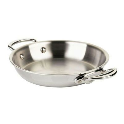 ムヴィエール モービル フライパン 24cm ステンレス 5層 IH対応 ムビエル モビエル モヴィエル フランス Mauviel 1830 523824 M'cook Frying pan with handles
