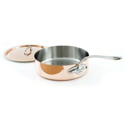 ムヴィエール モービル ソテーパン フタ付 28cm 4.9L 銅 1.5mm厚 2層 持ち手ステンレス ムビエル モビエル モヴィエル フランス Mauviel 1830 M'HERITAGE 611129 M150S Saute pan with lid
