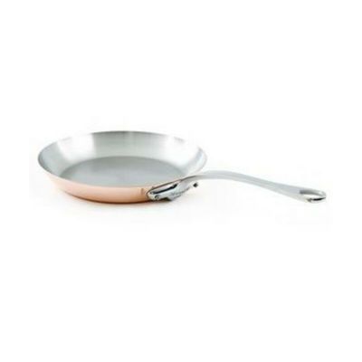 ムヴィエール モービル フライパン 26cm 銅 1.5mm厚 2層 持ち手ステンレス ムビエル モビエル モヴィエル フランス Mauviel 1830 M'HERITAGE 611326 M150S Round frying pan