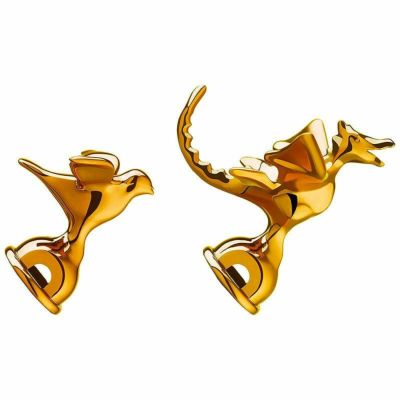 アレッシィ ケトル ホイッスル 2個セット Alessi Whistles in Pa Brass Metallic Finish Limited Edition Of 9999 (Set of 2), Gold