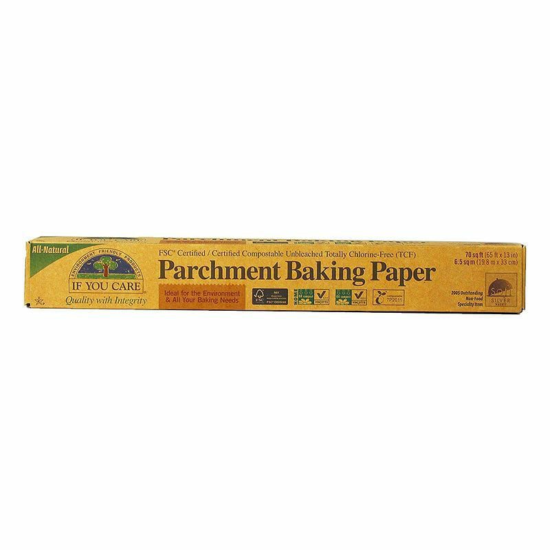 無漂白クッキングシートオーブンペーパーIfYouCare100%UnbleachedSiliconeParchmentPaper,70-FootRoll(Packof4)