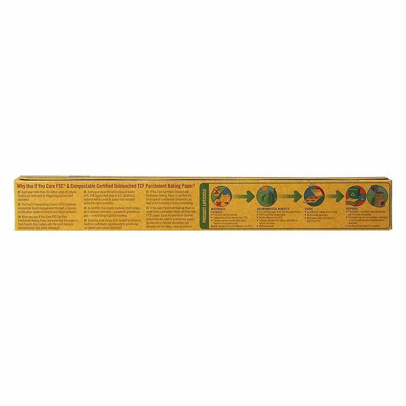 無漂白クッキングシートオーブンペーパーIfYouCare100%UnbleachedSiliconeParchmentPaper,70-FootRoll(Packof4)