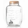 【送料無料】メイソンジャー飲料ディスペンサーMasonJarGlassBeverageDispenserwithWireHandle-1Gallon【smtb-k】【kb】【RCP】