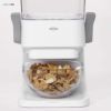 オクソシリアルディスペンサードッグフードにもOXOGoodGripsCountertopCerealDispenser,Clear/White