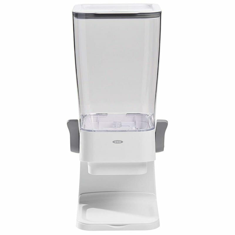 OXOオクソシリアルディスペンサー2個セットOXOGoodGripsCountertopCerealDispenser,Clear/White(Packof2)