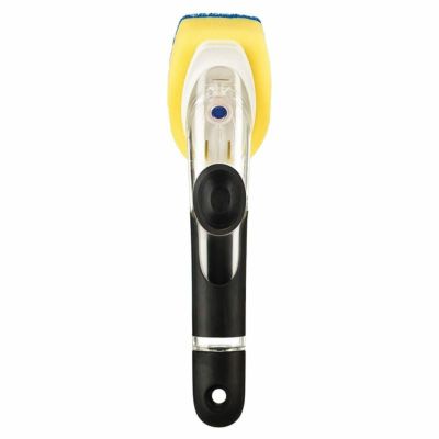オクソ ソープディスペンサー付 スポンジ キッチン 食器 クリーニング OXO Good Grips Soap Dispensing Dish Scrub
