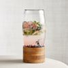 ガラスドリンクディスペンサー7.5Lオークスタンドポーランド製RefreshmentDrinkDispenser