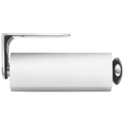 ペーパータオルホルダー ステンレス 壁 キャビネット ネジ取付 キッチン シンプルヒューマン simplehuman Wall Mount Paper Towel Holder, Stainless Steel