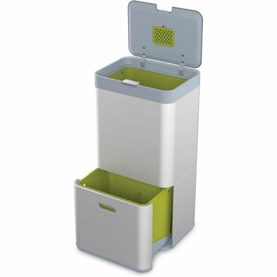 ジョセフジョセフ 分別ゴミ箱 トーテム ステンレス 60L Joseph Joseph 30031 Intelligent Waste Totem  Kitchen Trash Can and Recycle Bin Unit, 16 gallon / 60 liter, Silver |  アルファエスパス