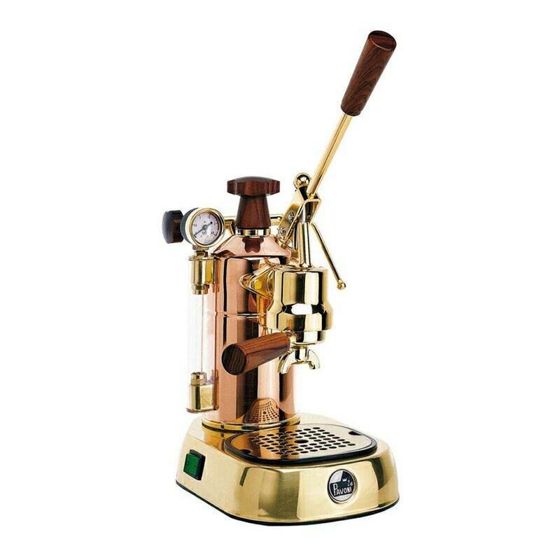 ラ・パボーニエスプレッソマシーンプロフェッショナル16カップブラス真鍮LaPavoniPPG-16Professional16-CupEspressoMachine,Brass家電