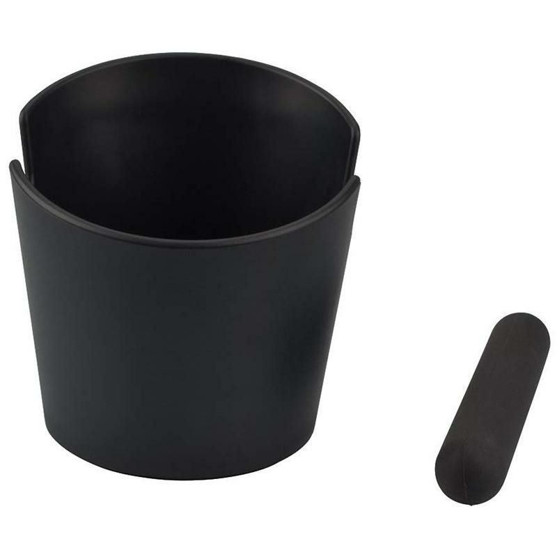 エスプレッソ用ノックボックスバリスタスタイルゴム製ノックバーコーヒーかすブラック黒HOMEEEspressoKnockBox4.8InchShock-AbsorbentDurableBaristaStyleKnockBoxWithRemovableKnockBarandNon-SlipBaseGift(Round)