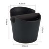 エスプレッソ用ノックボックスバリスタスタイルゴム製ノックバーコーヒーかすブラック黒HOMEEEspressoKnockBox4.8InchShock-AbsorbentDurableBaristaStyleKnockBoxWithRemovableKnockBarandNon-SlipBaseGift(Round)