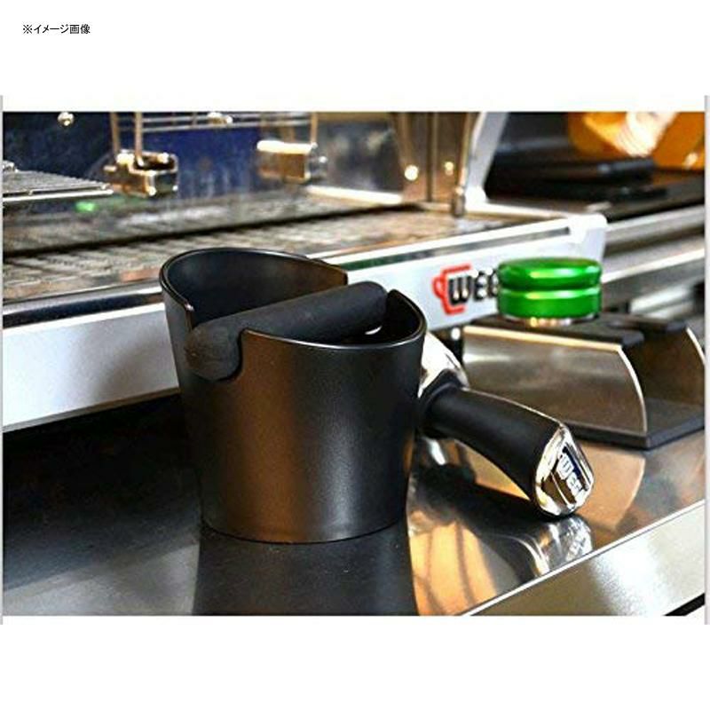 エスプレッソ用ノックボックスバリスタスタイルゴム製ノックバーコーヒーかすブラック黒HOMEEEspressoKnockBox4.8InchShock-AbsorbentDurableBaristaStyleKnockBoxWithRemovableKnockBarandNon-SlipBaseGift(Round)