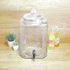 ドリンクサーバー鎚目ガラスドリンクディスペンサー19LレストランカフェホテルAcopa5GallonHammeredGlassBeverageDispenser553040088