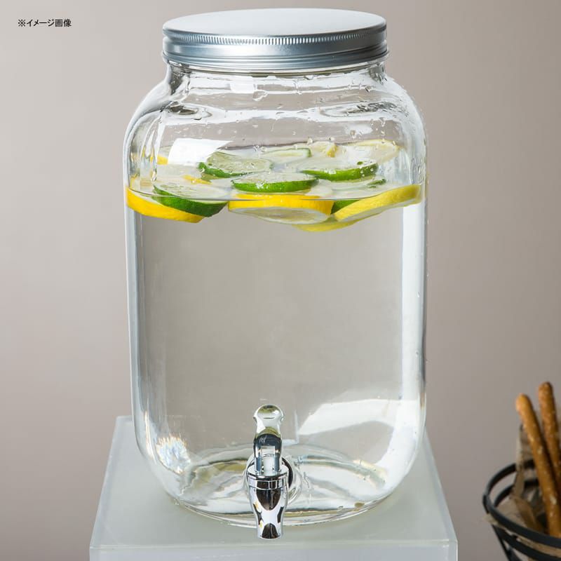 メイソンジャーガラスドリンクディスペンサー7.5LCore2GallonMasonJarGlassBeverageDispenser553220025