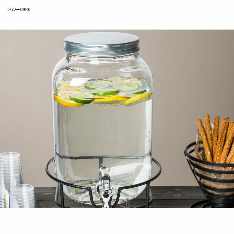 メイソンジャーガラスドリンクディスペンサー7.5LCore2GallonMasonJarGlassBeverageDispenser553220025