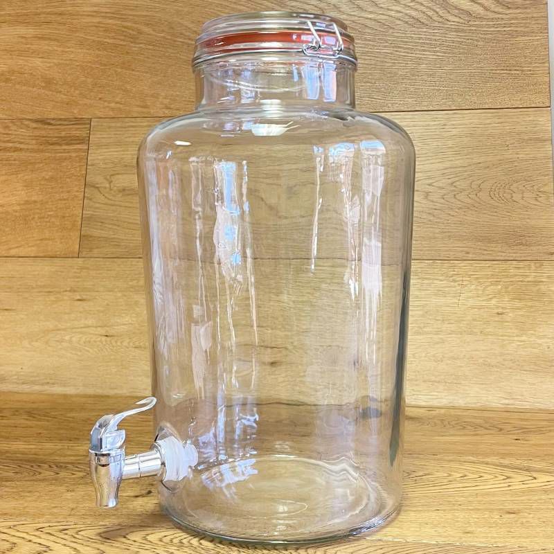 ドリンクサーバーガラスドリンクディスペンサー7.5LレストランカフェホテルAcopa2GallonCountryGlassBeverageDispenser553210025