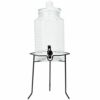 模様入ガラスドリンクディスペンサー3.8Lワイヤースタンド付Core1GallonGlassBeverageDispenserwithMetalStand553100049KIT