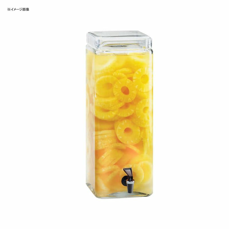 スクエア型ガラスドリンクディスペンサー11LCal-Mil1733-33GallonSquareGlassBeverageDispenser21117333