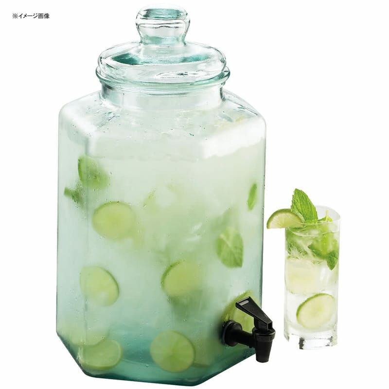 ガラスドリンクディスペンサー7.5LCal-Mil17452GallonGlassBeverageDispenser2111745