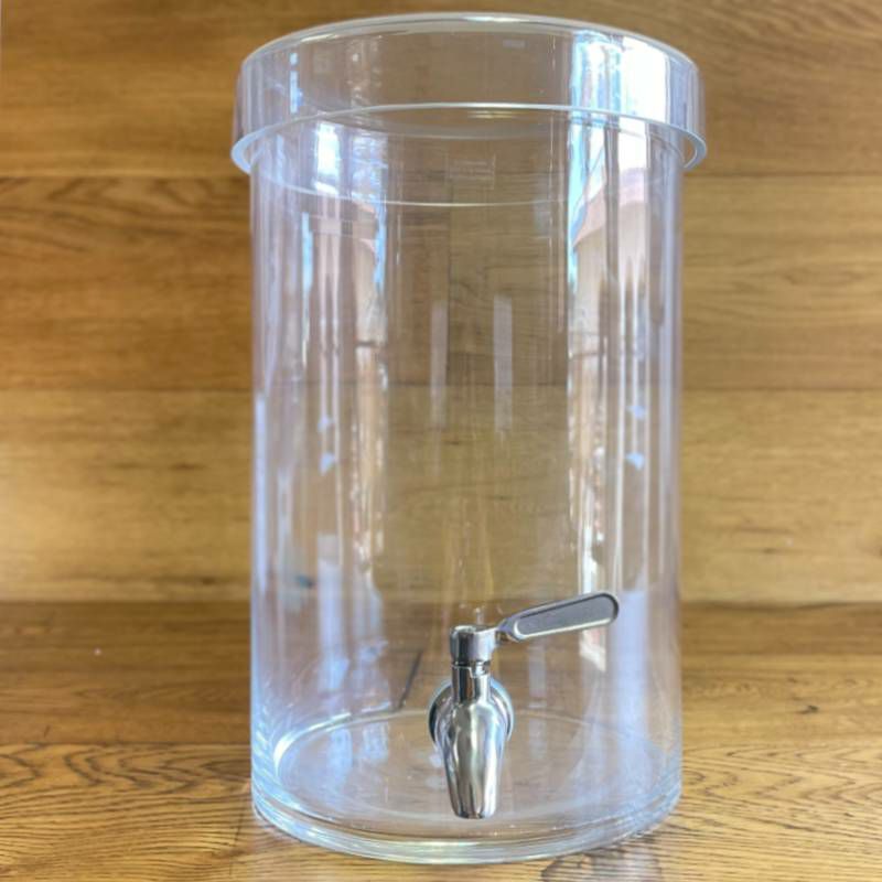 ドリンクサーバーガラスディスペンサー超一流ホテルで採用ステンレス蛇口5.6LレストランカフェホテルColdDrinkDispenserCrateandBarrel