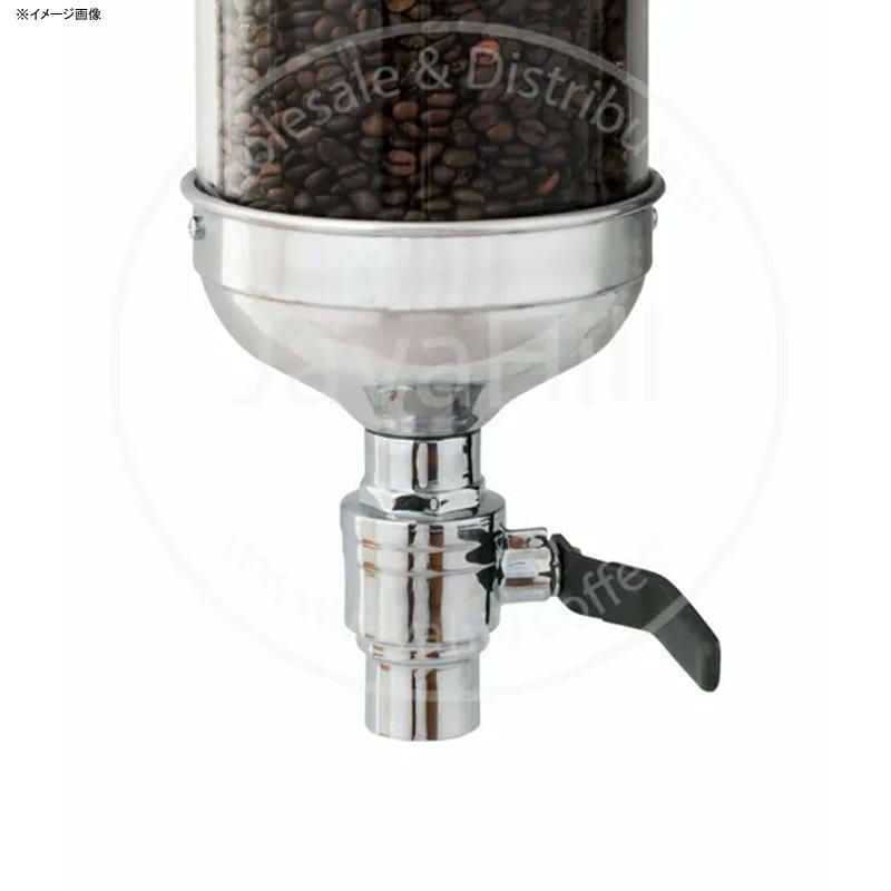 コーヒー豆用ディスペンサーポリッシュステンレス壁掛けアクリル直径15cmアメリカ製サイズ３種類JavaHillDispenserPolishedStainlessSteelColor