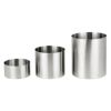ディスプレイスタンドライザー丸形3サイズセットステンレスカフェレストランバイキングビュッフェTablecraftRR33PieceRoundStainlessSteelNestingRiserSet808RR3