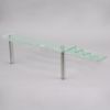 ディスプレイスタンド5段ステップ階段アクリルカフェレストランバイキングビュッフェTablecraftAW5CristalCollectionAcrylic5StepWaterfallRiser808AW5