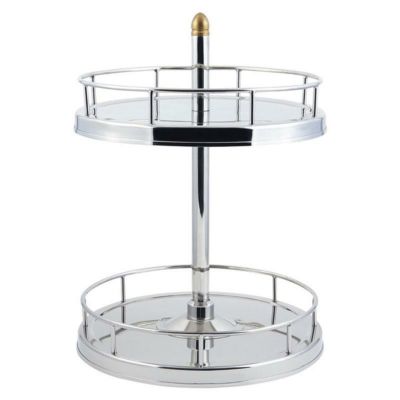 回転 ディスプレイスタンド 直径43cm ステンレス 2段 カフェ レストラン バイキング ビュッフェ Bon Chef 61110 17