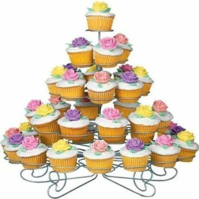 ウィルトンメタルデザートスタンドケーキスタンド5段Wilton307-651CupcakesandMore38Count/5-TierMetalDessertStand